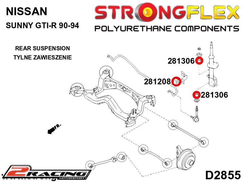 Stabilizátor multilink silentblok Sport 281306A