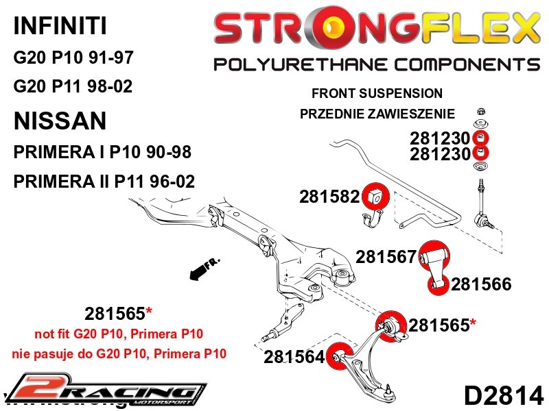 Stabilizátor multilink silentblok Sport 281230A