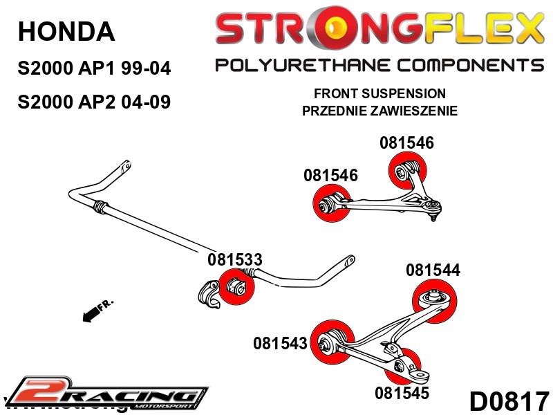 Horní rameno silentblok 081546B