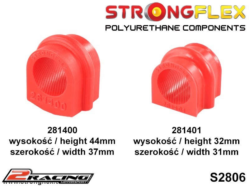 Přední stabilizátor silentblok 281400B