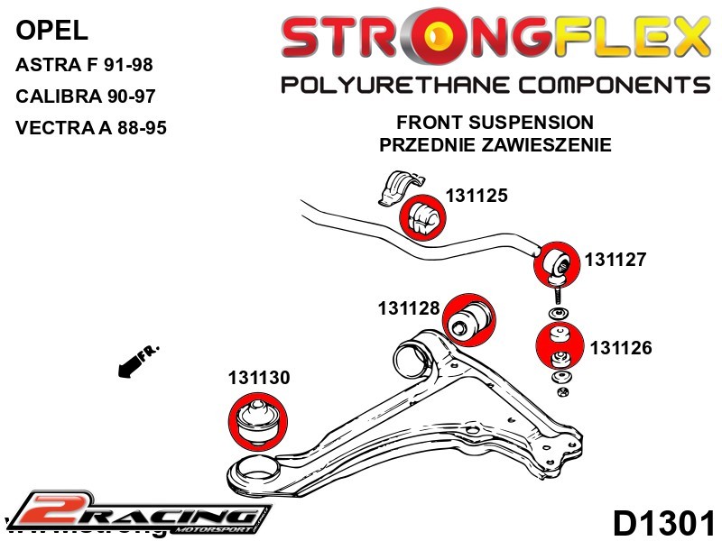 Stabilizátor silentblok 131125B