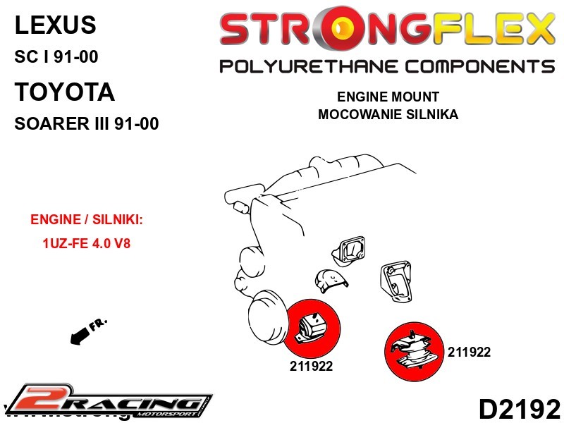 Držák motoru 1UZ-FE 211922B