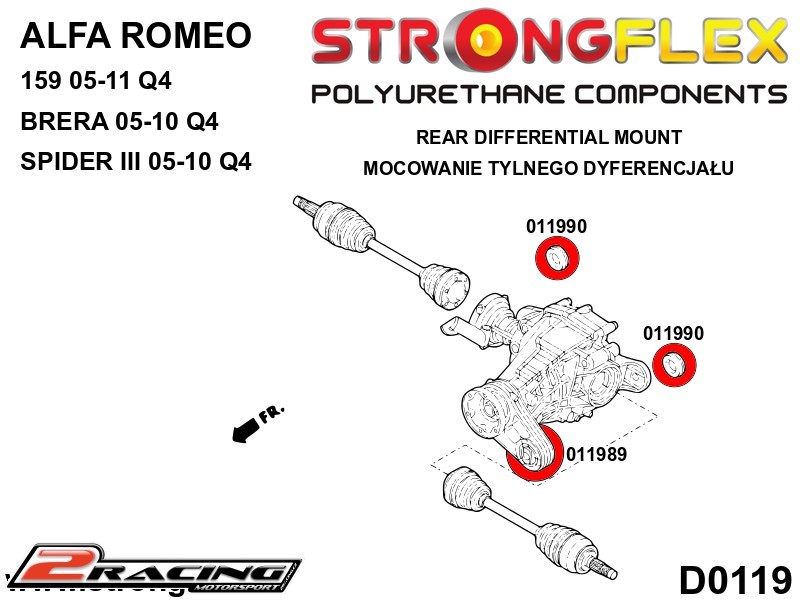 Komplet silentbloky Sport 016265A