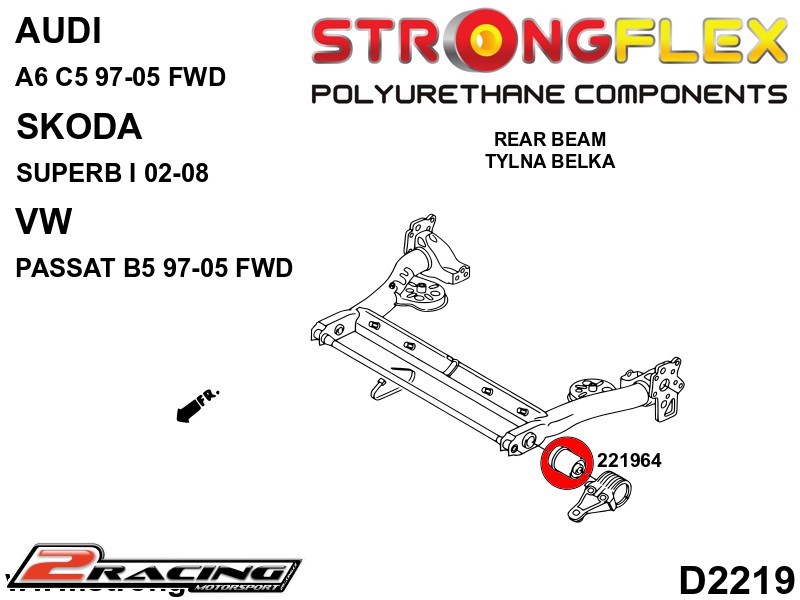 Zadní výztuha silentblok 221964B
