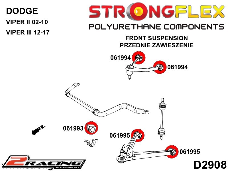 Spodní rameno silentblok Sport 061995A