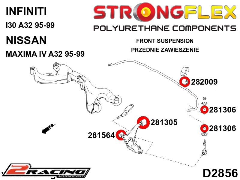 Stabilizátor multilink silentblok Sport 281306A