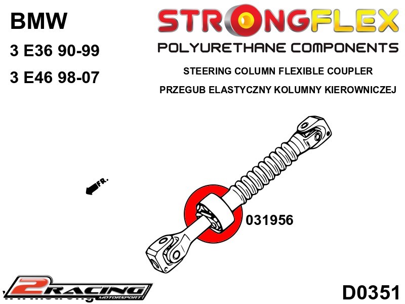 Flexibilní spojka tyče řízení Sport 031956A