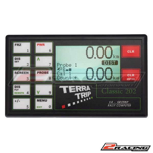 Rally tripmaster Terratrip 202 Classic Geo počítač pro spolujezdce GPS