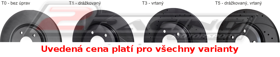 Děrované a dražkované sportovní kotouče Rotinger 2Racing.cz